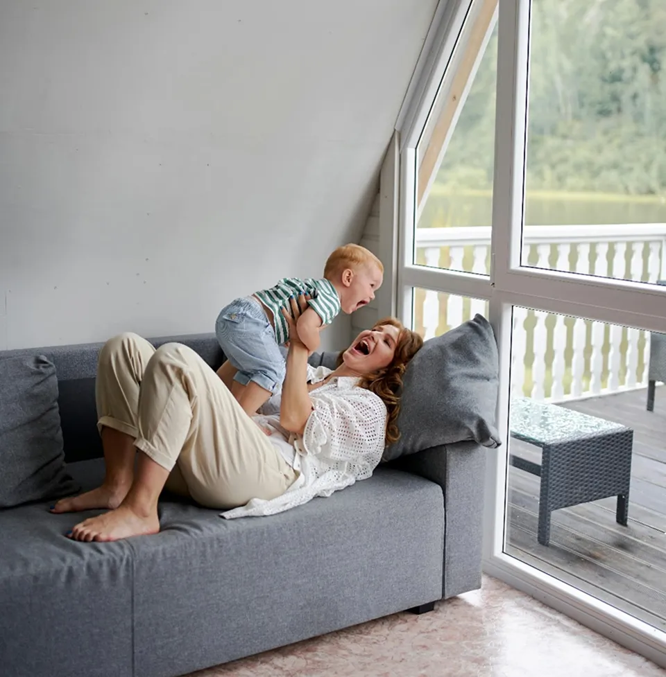 woman practicing wellness